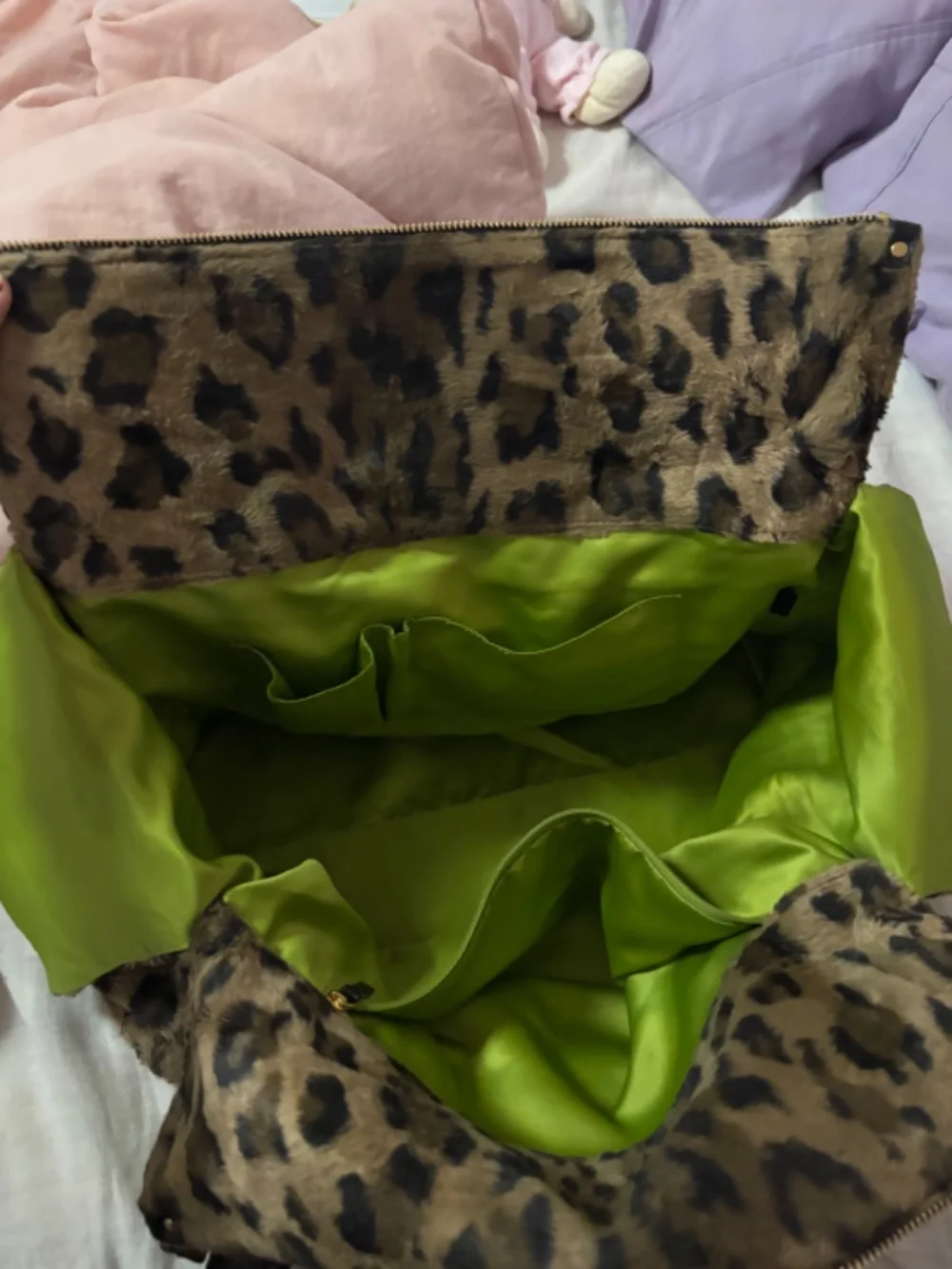 KATE SPADE CHEETAH PRINT SMALL DUFFLE